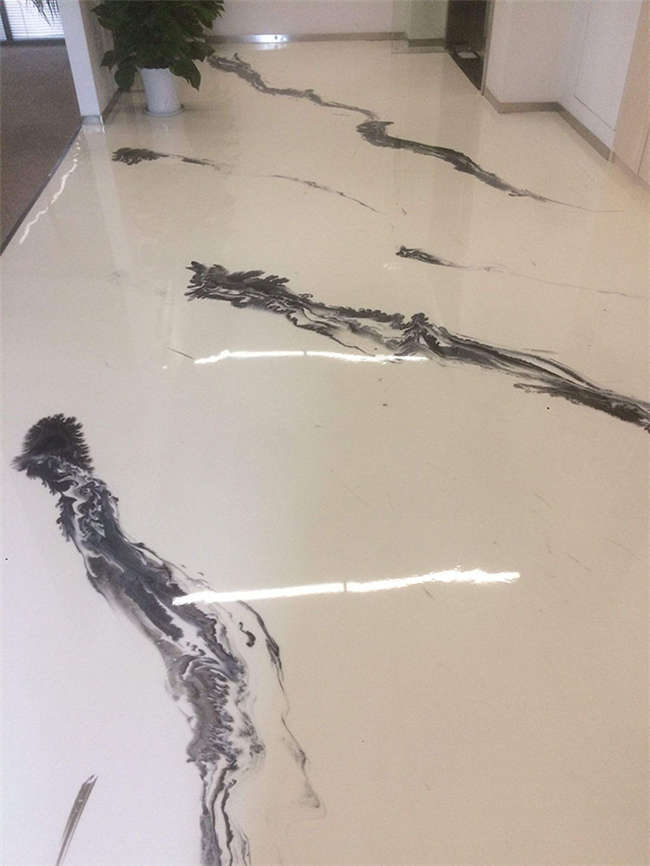 環(huán)氧地坪工程實(shí)例，廈門停車場(chǎng)環(huán)氧地坪(圖1)