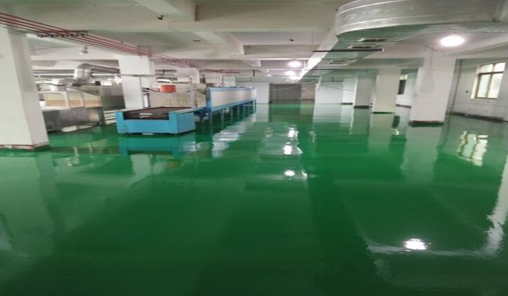 防靜電環(huán)氧地坪完工效果圖